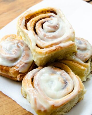 Cinnamon Rolls with Cream Cheese Glaze