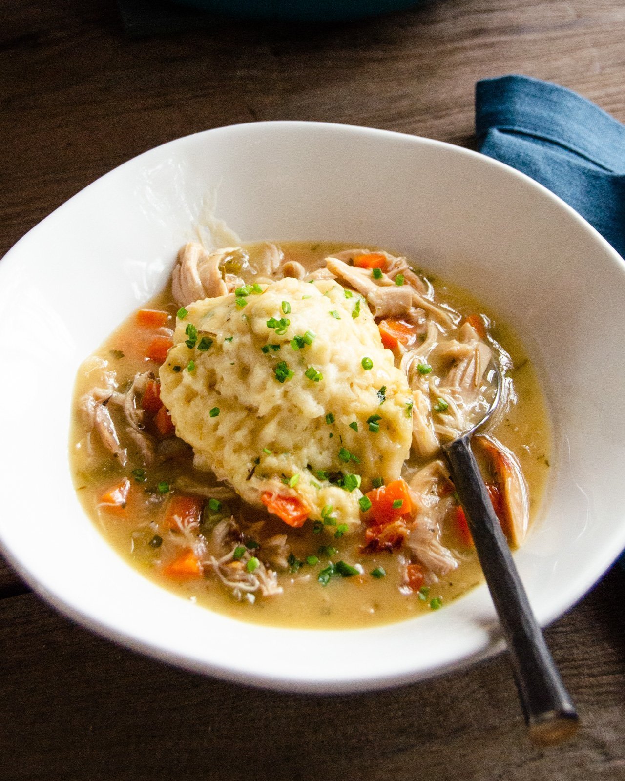 Old-Fashioned Chicken and Dumplings - My Homemade Roots
