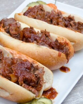 BBQ Brisket Sandwiches with Chipolte Mayo