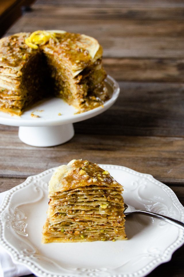 Baklava Crêpe Cake | Blue Jean Chef - Meredith Laurence
