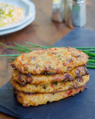 Loaded Cauliflower Hashbrowns