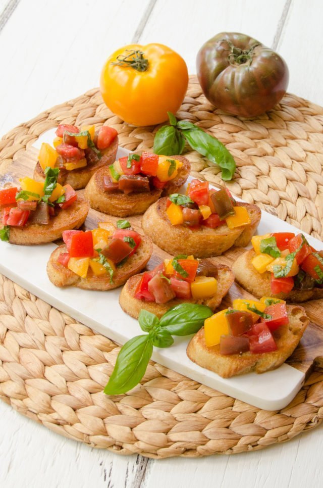 Tomato Bruschetta Blue Jean Chef Meredith Laurence