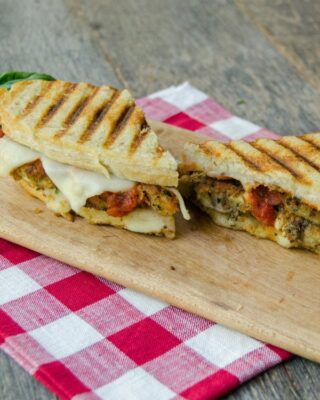 Eggplant Parmesan Panini