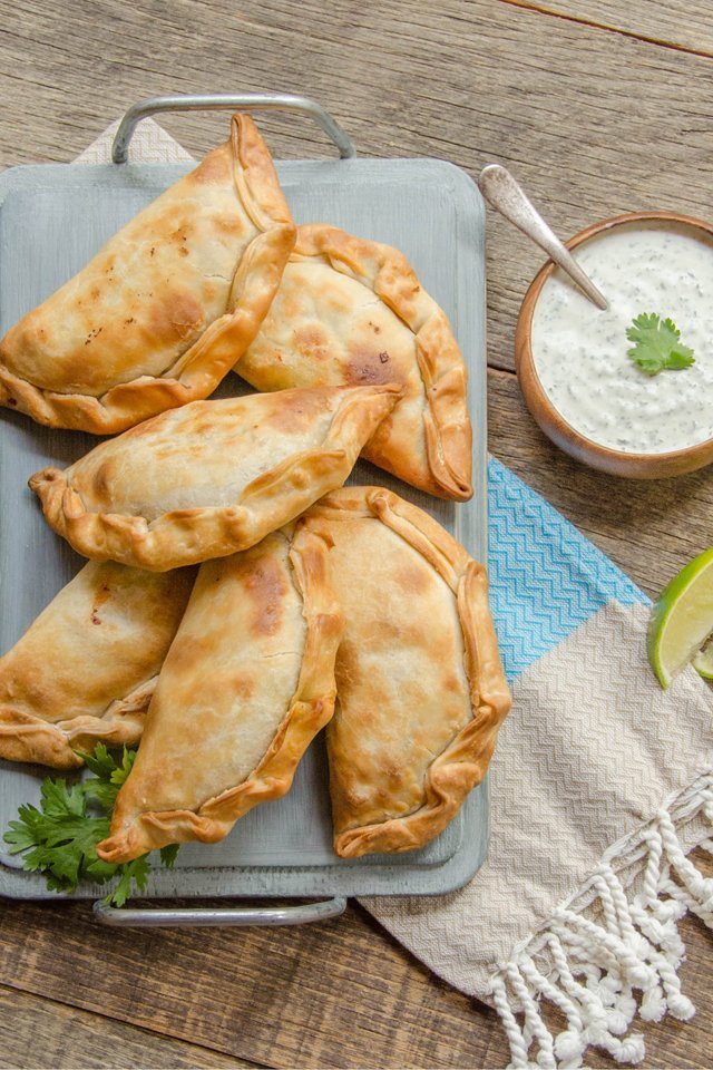 Portobello and Asparagus Empanadas | Blue Jean Chef - Meredith Laurence