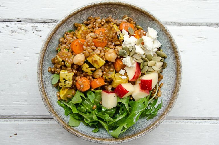 Wheat Berry Grain Bowl Blue Jean Chef Meredith Laurence