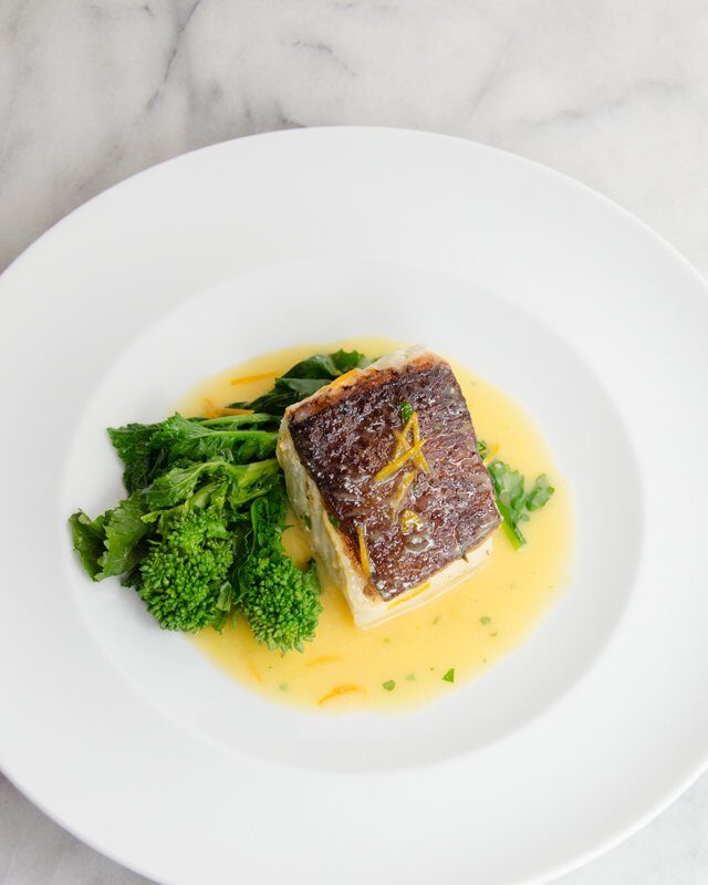 Halibut with Orange Butter