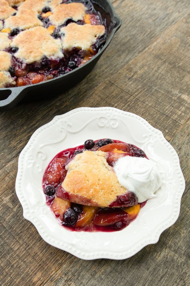 Blueberry Skillet Biscuit  Blue Jean Chef - Meredith Laurence