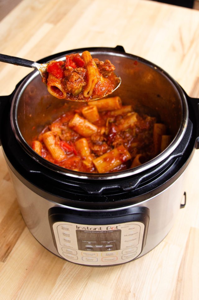 Why Your Kitchen Needs The Instant Pot Aura Multicooker REVIEW & RECIPE For  Italian Sausage Pasta Sauce – GIVE IT A WHIRL GIRL