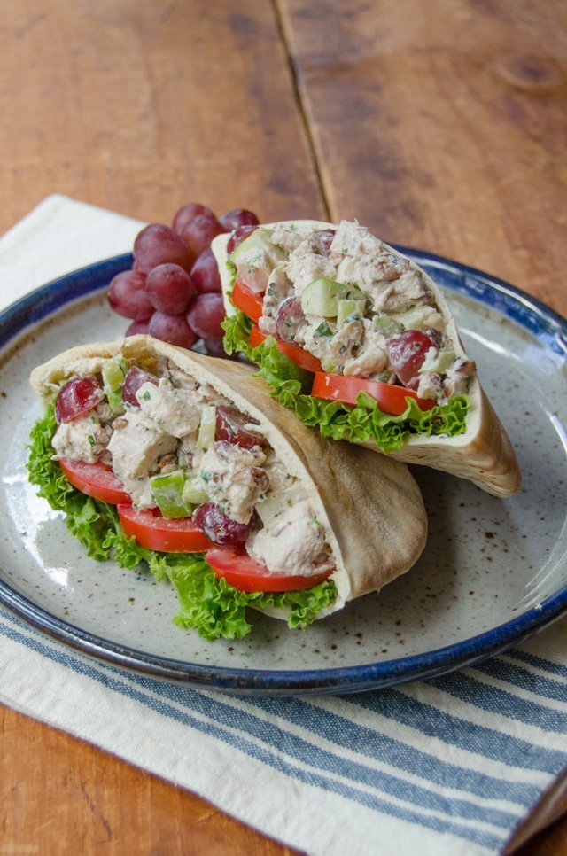 Turkey Waldorf Salad Pita | Blue Jean Chef - Meredith Laurence