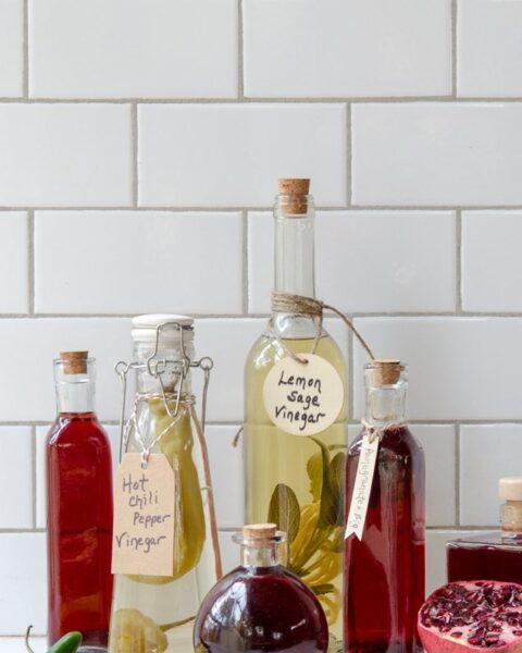 Homemade Flavored Vinegars