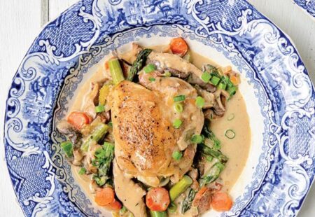 Chicken Fricassée with Spring Vegetables