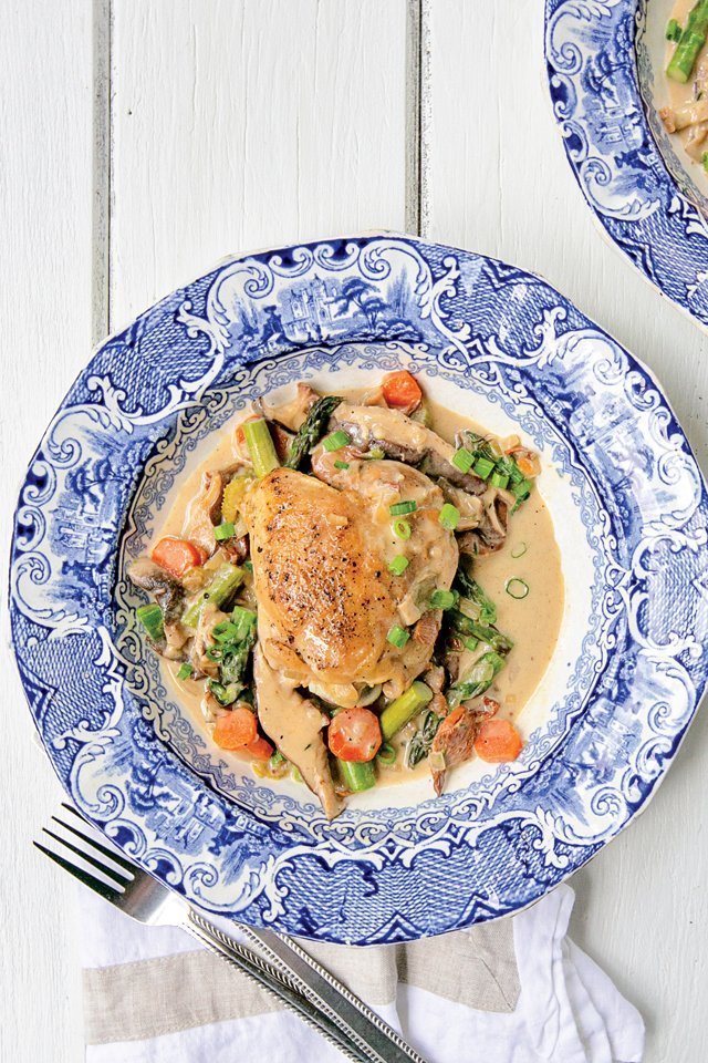 Chicken Fricassée | Blue Jean Chef - Meredith Laurence