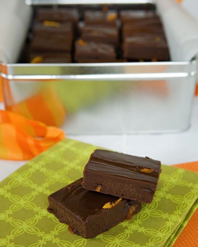 Dark Chocolate Orange Fudge