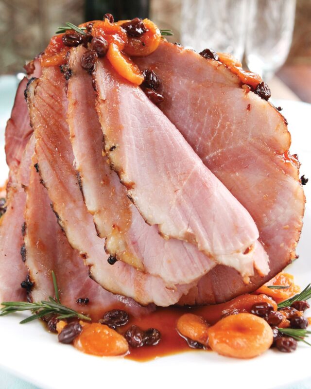 Madeira Ham with Apricots