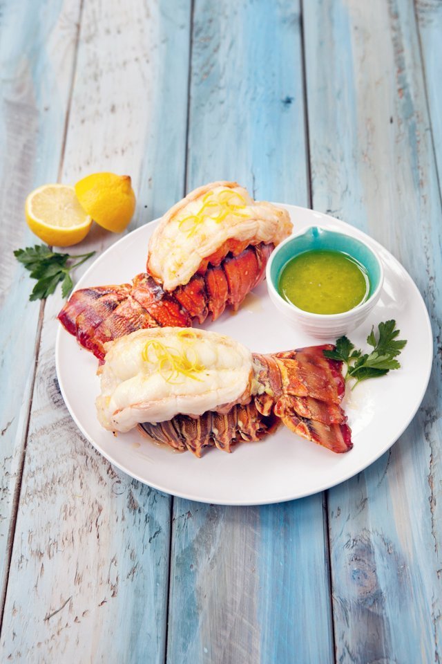 Lobster Tails With Lemon Garlic Butter Blue Jean Chef Meredith Laurence