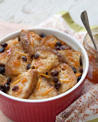 Marmalade Bread and Butter Pudding
