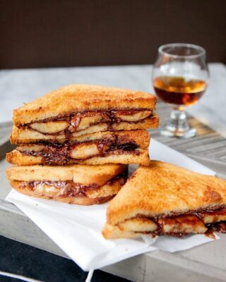 Midnight Nutella® Banana Sandwich
