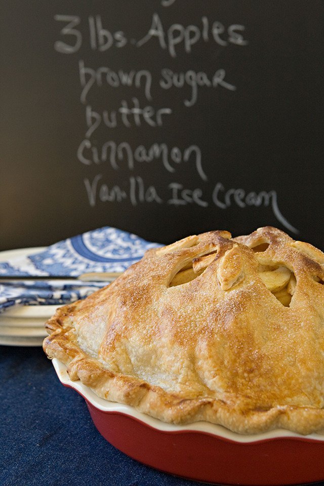 image of Mile High Apple Pie recipe by Blue Jean Chef