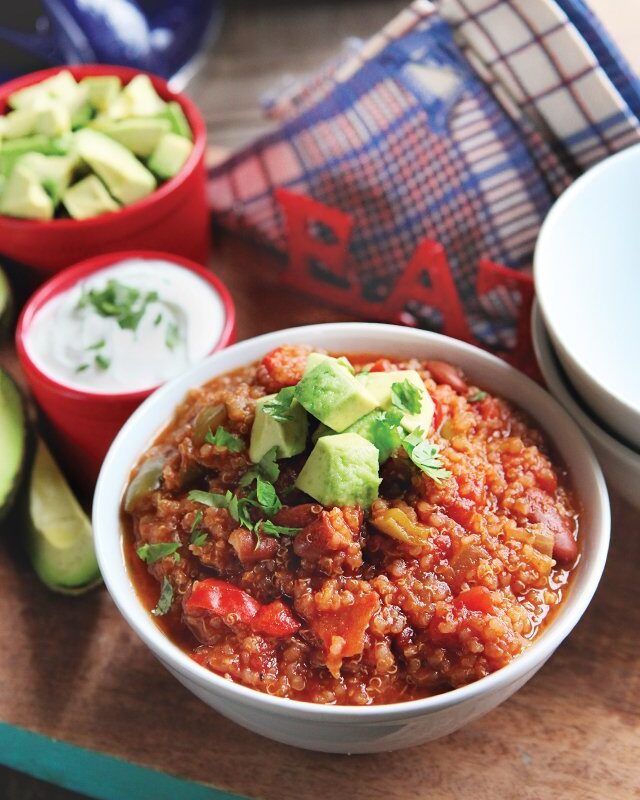 Quinoa Chili with Kidney Beans | Blue Jean Chef - Meredith Laurence