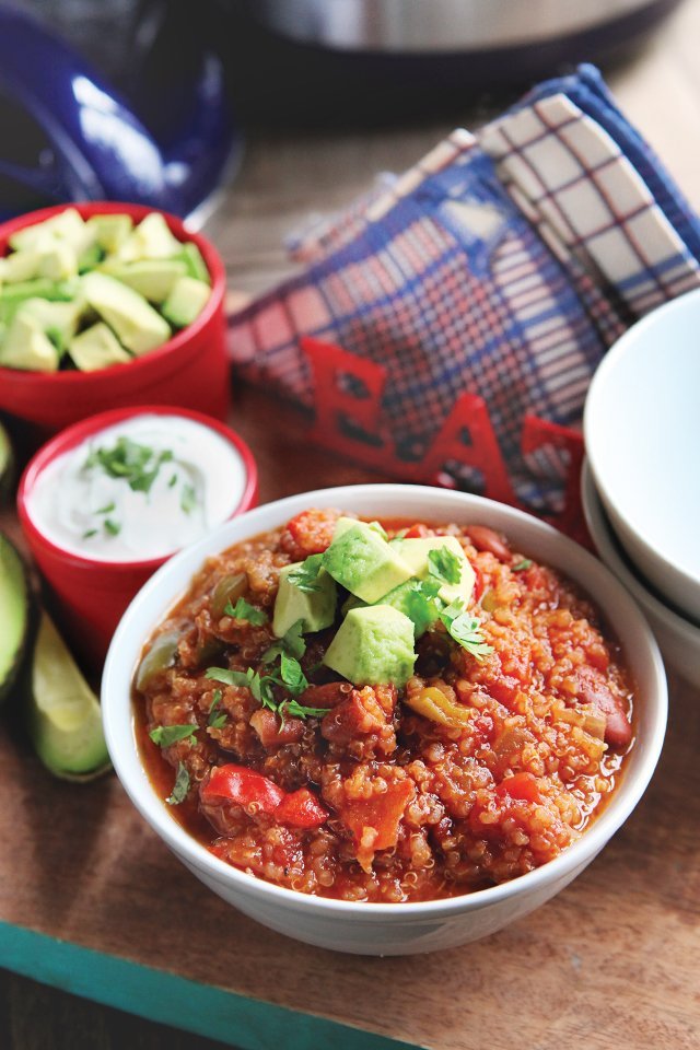 Quinoa Chili with Kidney Beans | Blue Jean Chef - Meredith Laurence