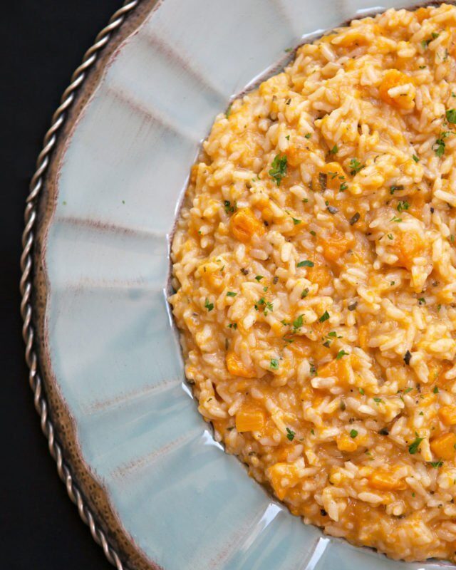 Risotto with Butternut Squash and Sage