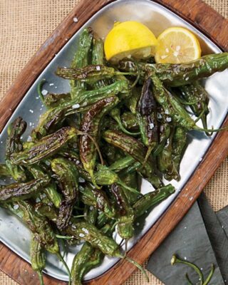 Charred Shishito Peppers