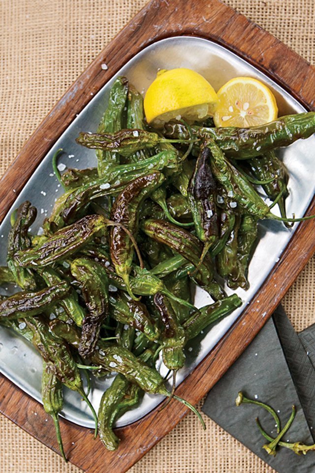 Charred Shishito Peppers | Blue Jean Chef - Meredith Laurence
