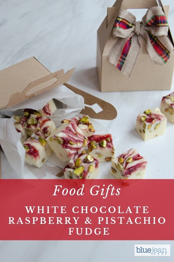 White Chocolate Raspberry Swirl Fudge Blue Jean Chef Meredith Laurence 