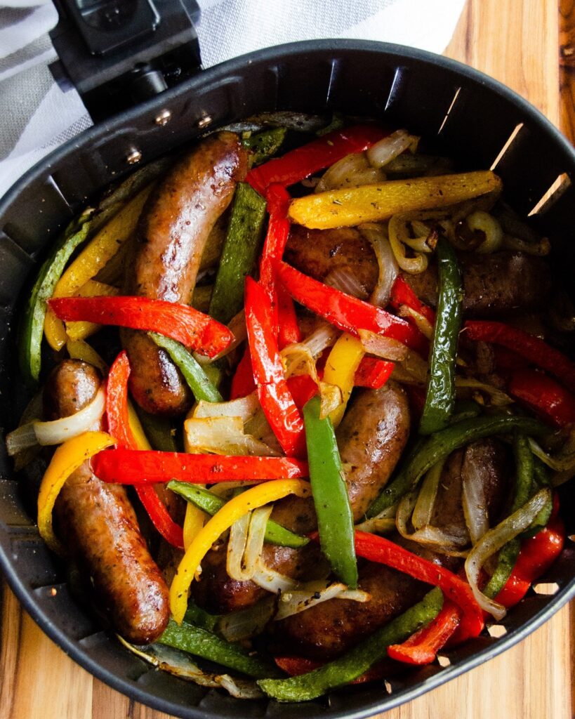 Sausages air clearance fryer