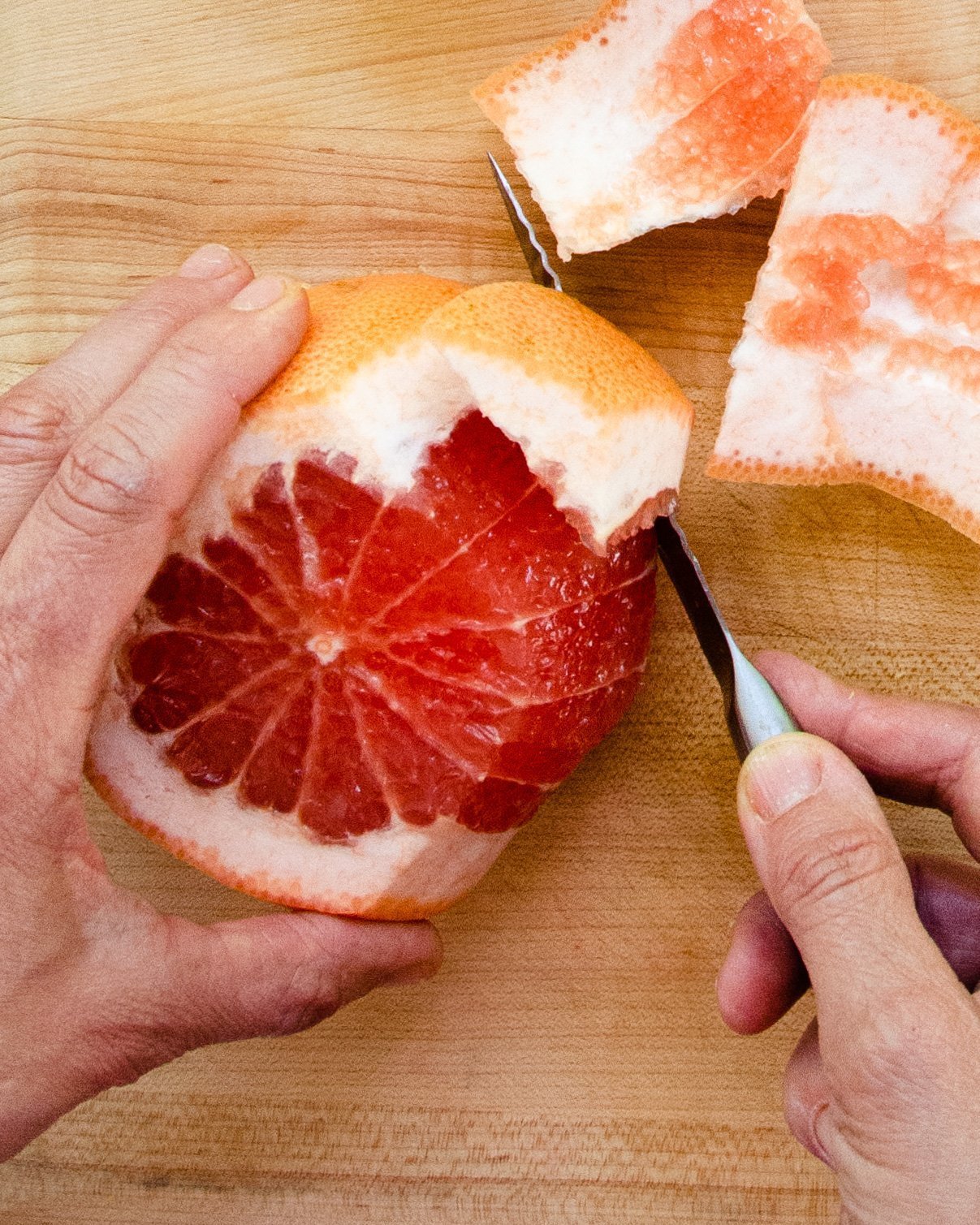 How to Supreme Citrus Fruit Blue Jean Chef Meredith Laurence