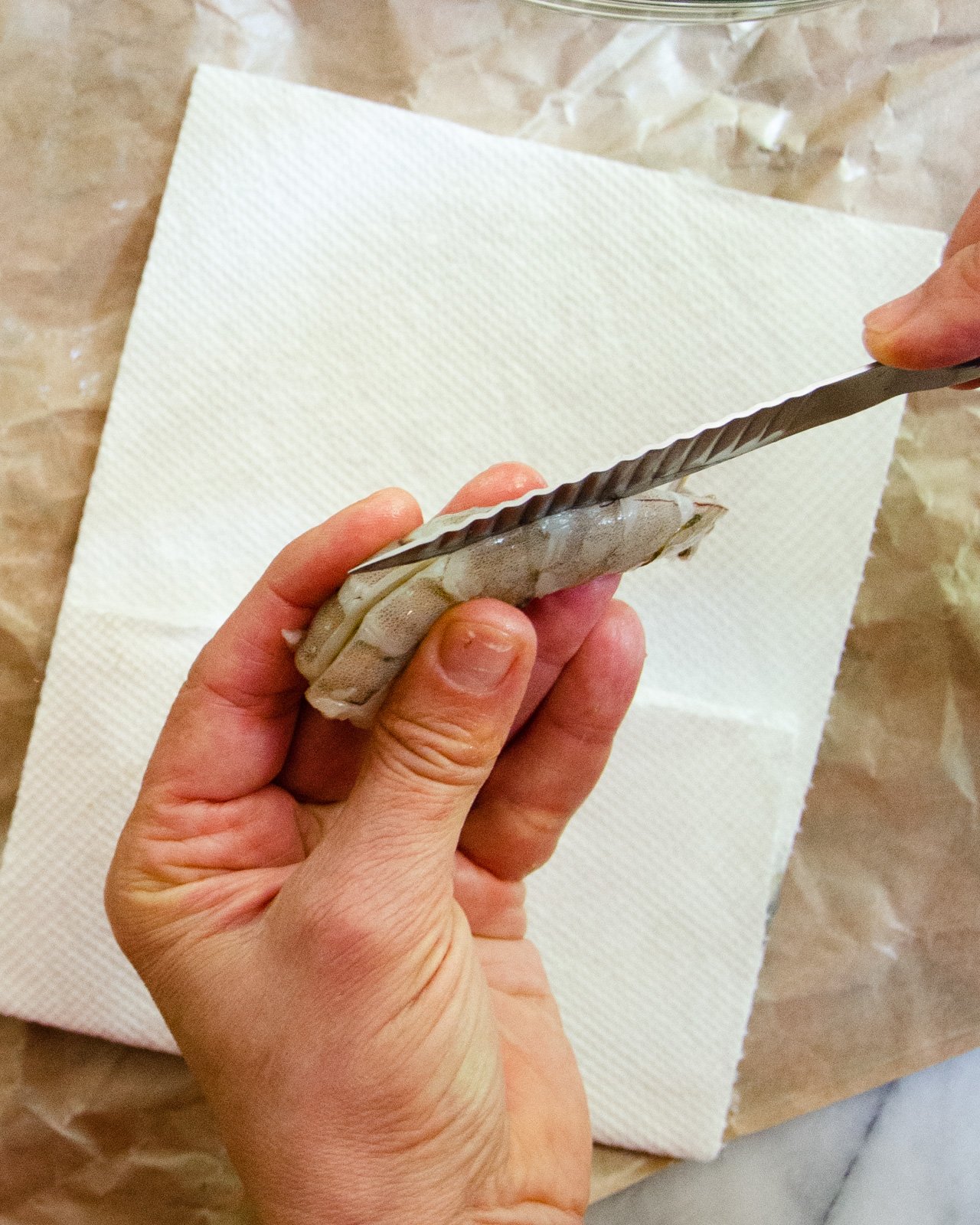 How to Peel and Devein Shrimp Blue Jean Chef Meredith Laurence