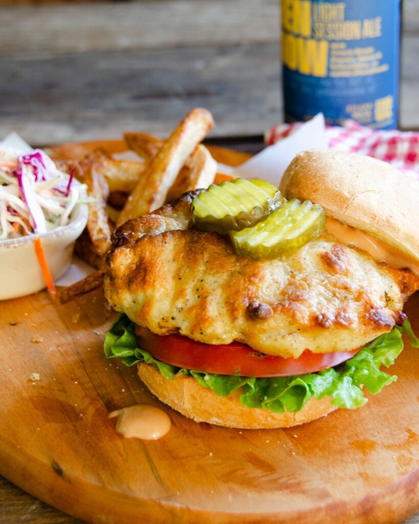 Air-Fried Chicken Sandwich | Blue Jean Chef - Meredith Laurence