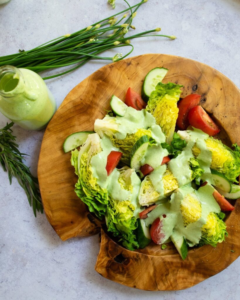 Little Gem Lettuce with Green Goddess Dressing Recipe