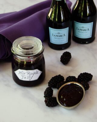 Kir Royale Blackberry Jelly
