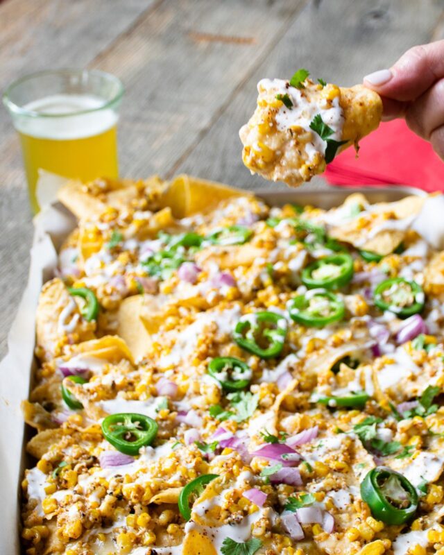 Mexican Street Corn Nachos | Blue Jean Chef - Meredith Laurence