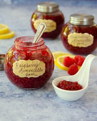 Raspberry Limoncello Jam