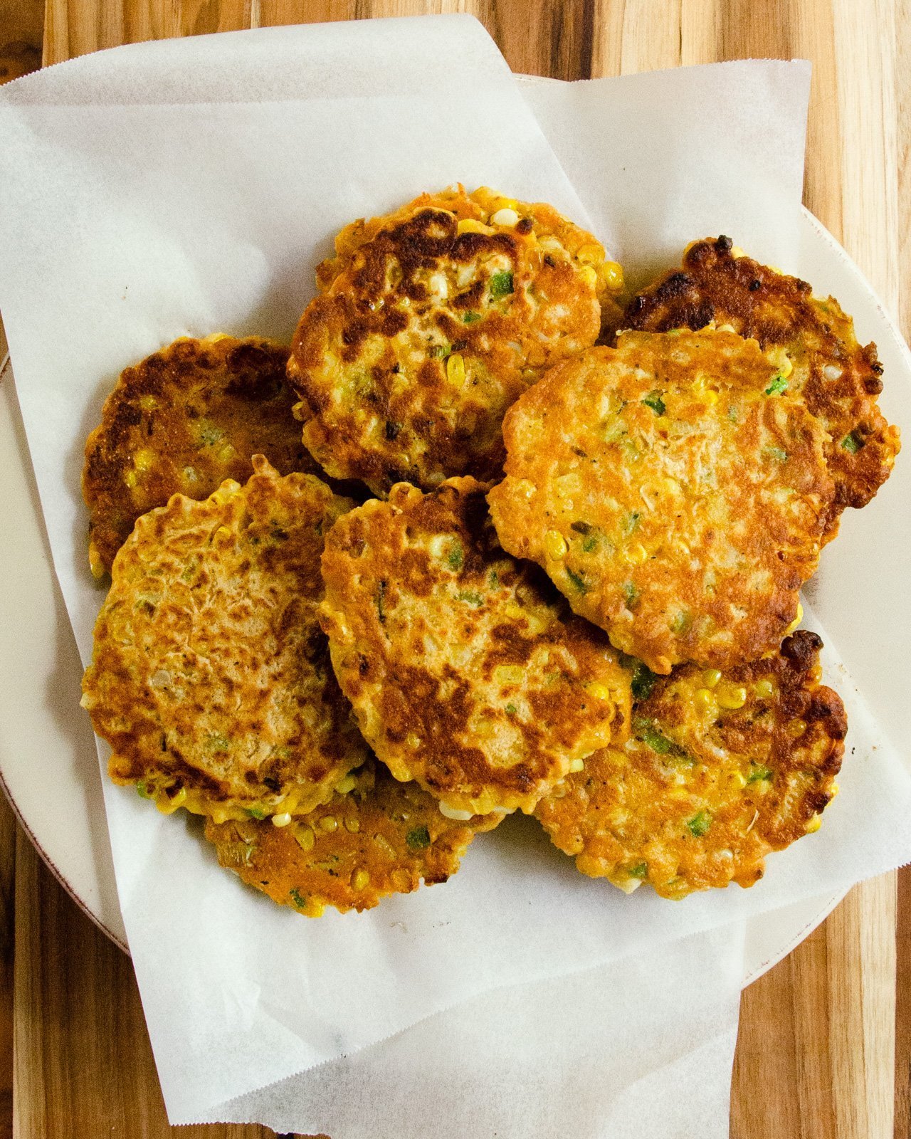 Spicy Corn Cakes | Blue Jean Chef - Meredith Laurence