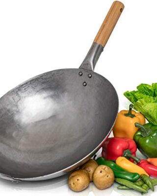 Round Bottomed Carbon Steel Wok