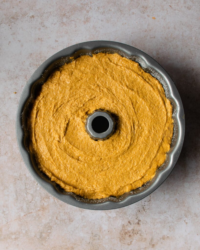 Pumpkin Cheesecake Swirl Bundt Cake - The Kelly Kitchen