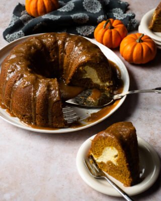 Pumpkin Cream Cheese Bundt Cake
