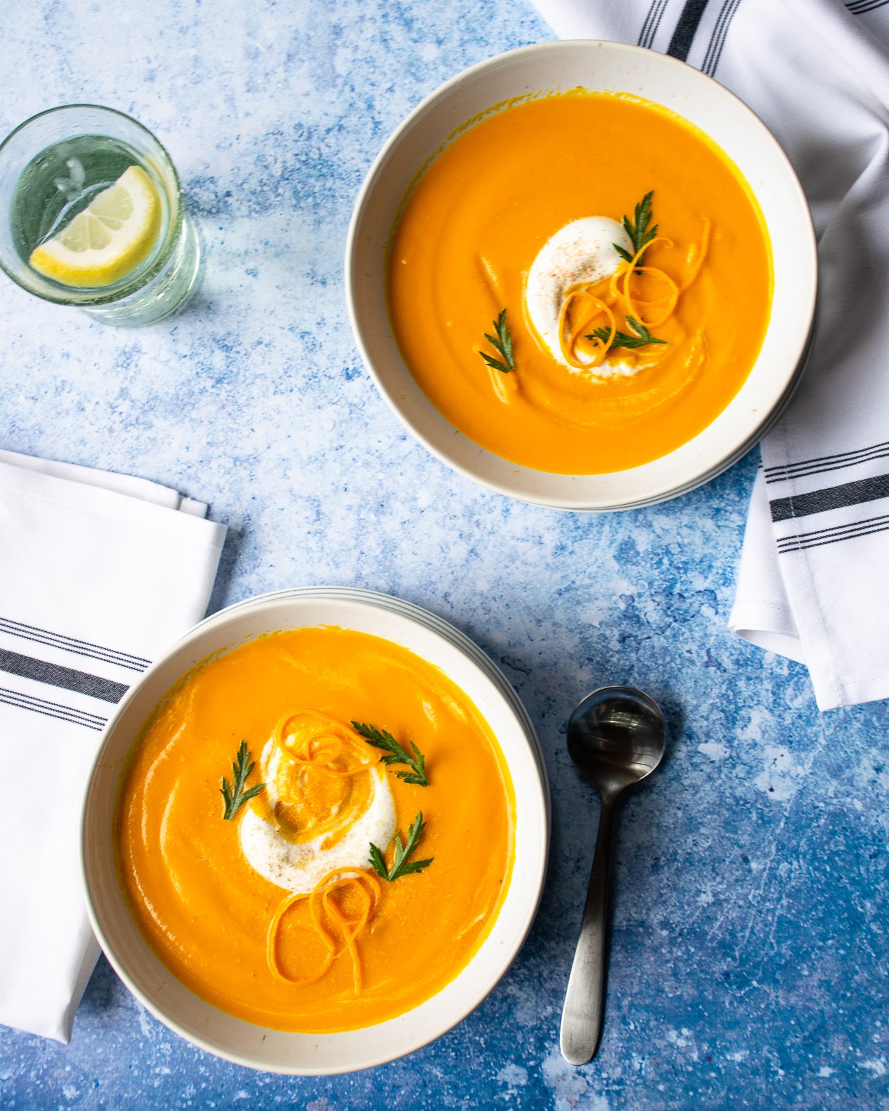 Carrot Ginger Orange Soup  Blue Jean Chef - Meredith Laurence