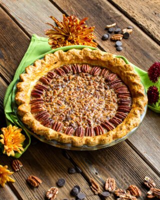 Chocolate Bourbon Pecan Pie