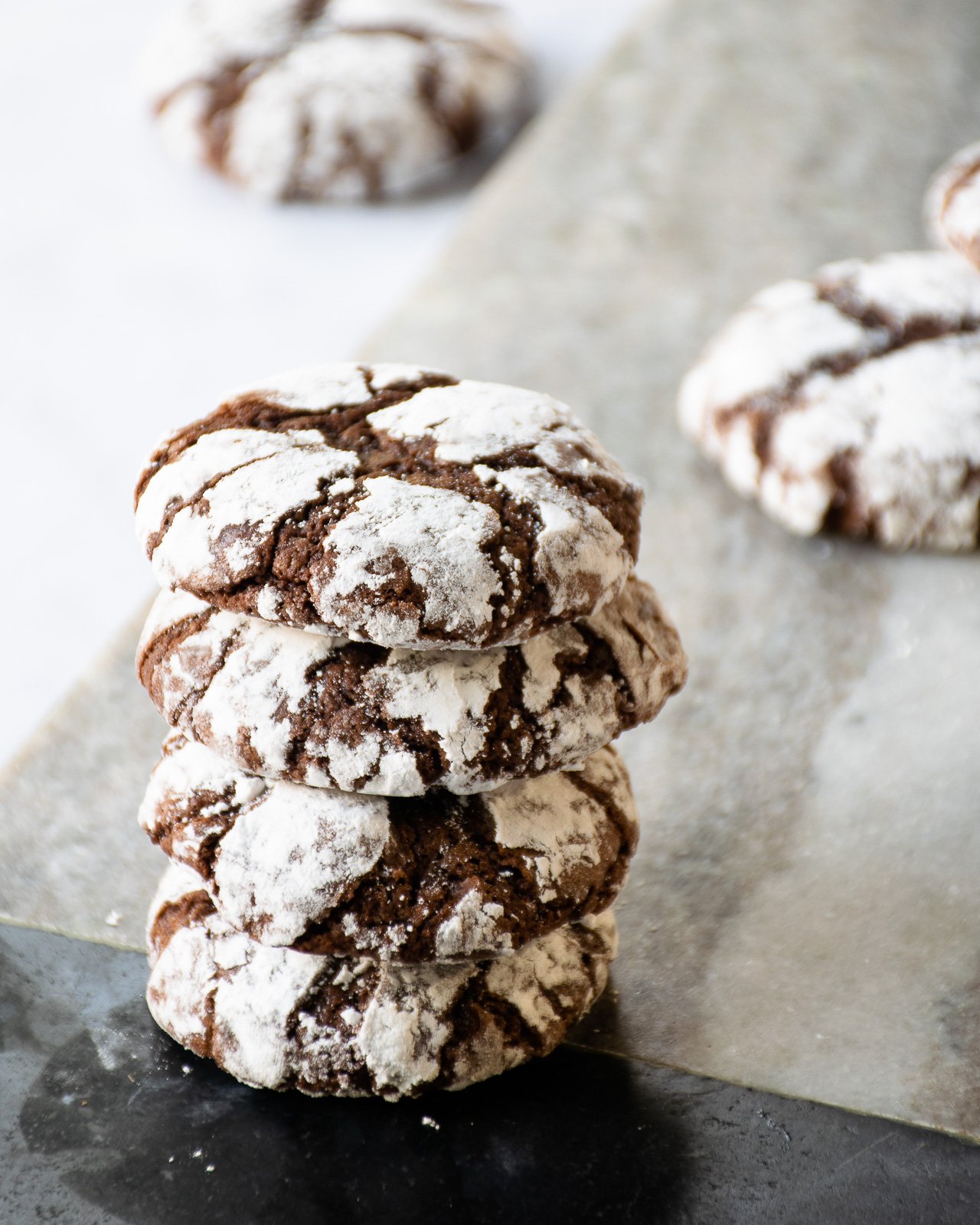 Chocolate Crinkle Cookies | Blue Jean Chef - Meredith Laurence