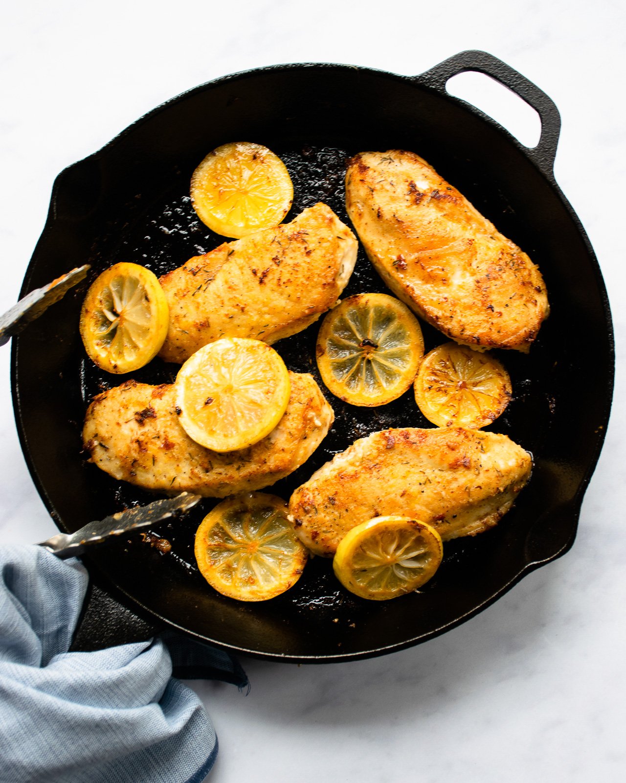 Lemon Chicken Skillet Dinner | Blue Jean Chef - Meredith Laurence