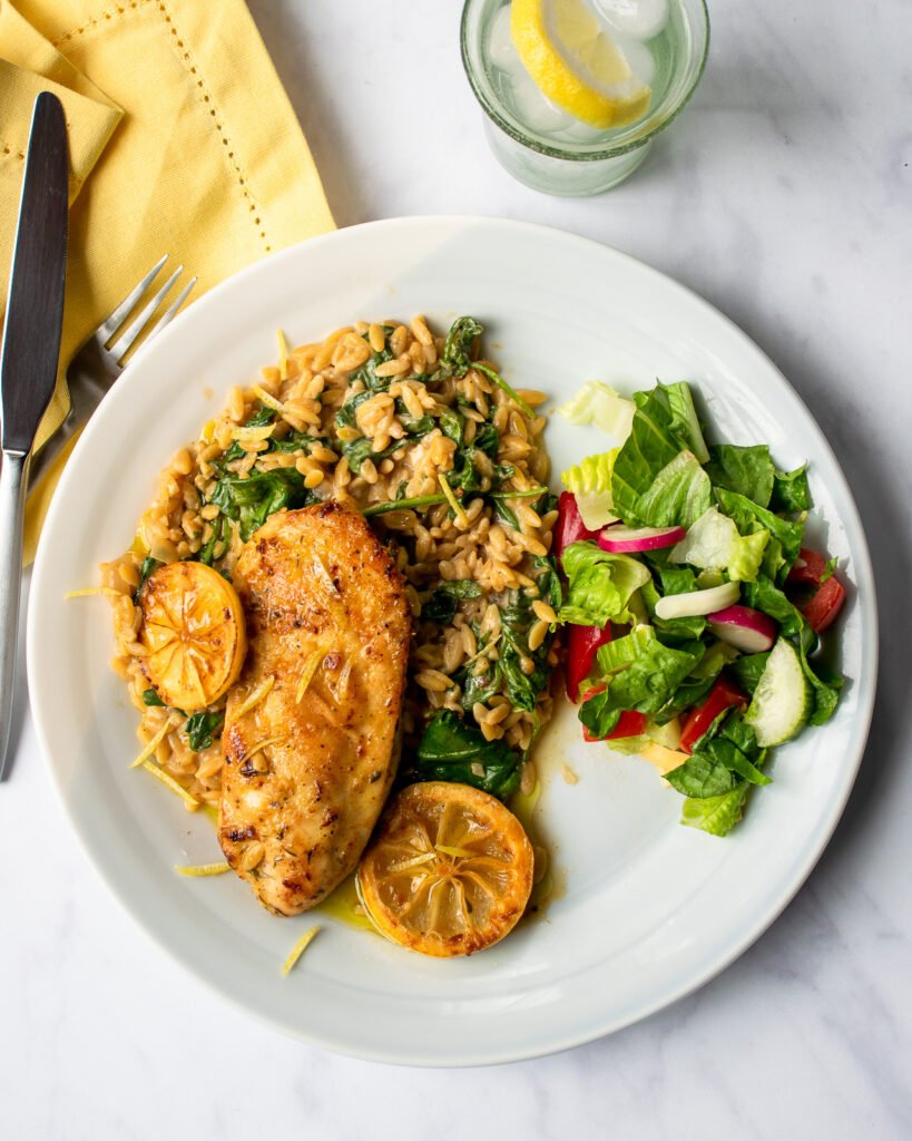 Lemon Chicken Skillet Dinner | Blue Jean Chef - Meredith Laurence