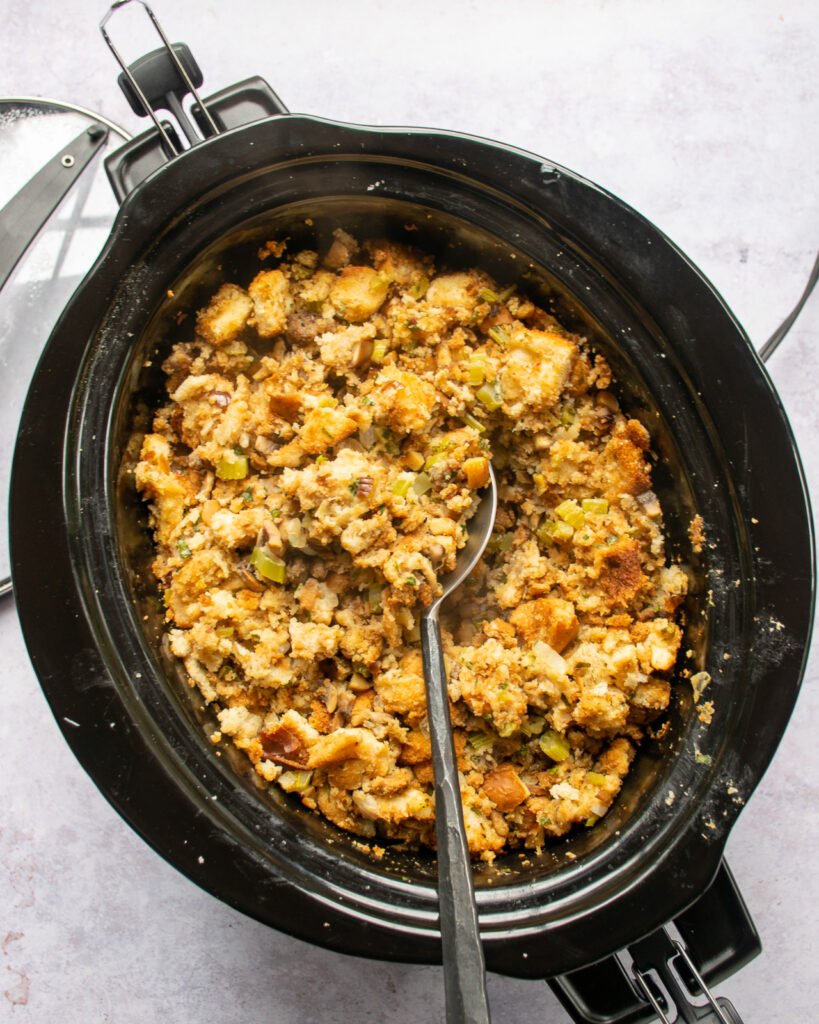 Slow Cooker Thanksgiving Stuffing | Blue Jean Chef - Meredith Laurence