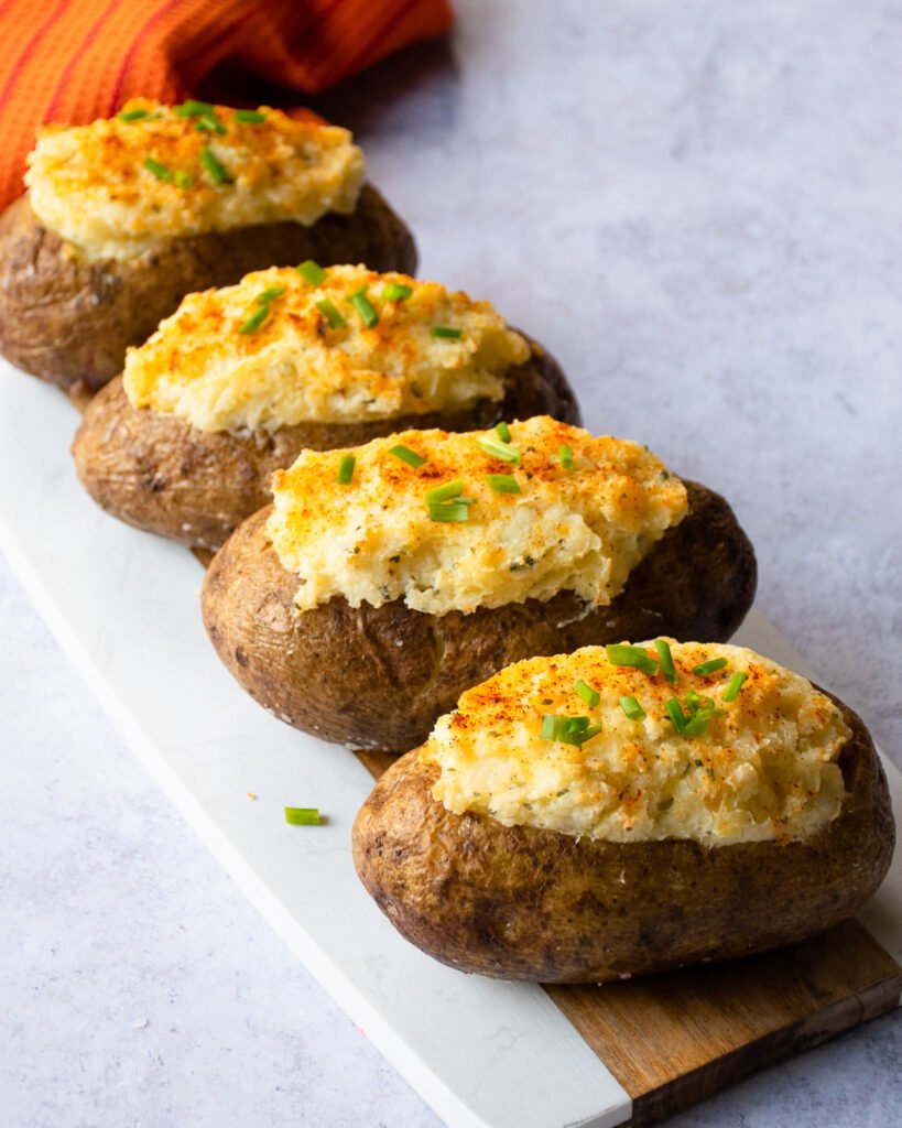 Twice Baked Stuffed Potatoes | Blue Jean Chef - Meredith Laurence