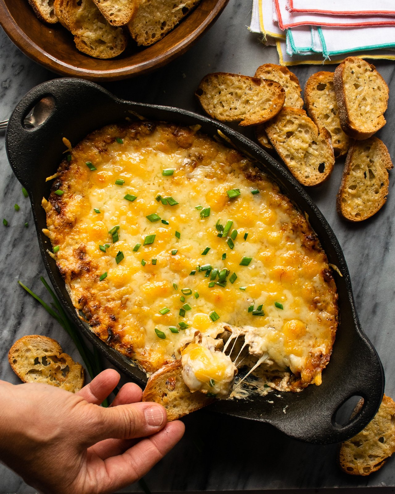 Warm French Onion Dip | Blue Jean Chef - Meredith Laurence