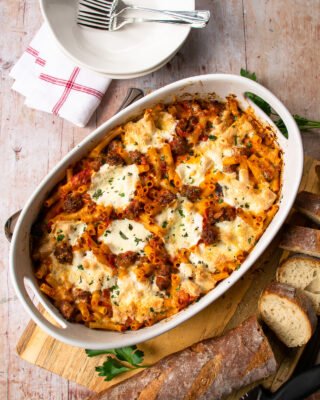 Three Cheese Ziti al Forno