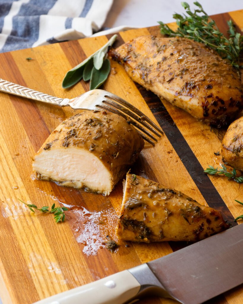 Breaded Chicken Breasts in the Pampered Chef Air Fryer 